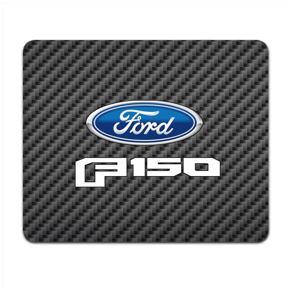 Ford F-150 2015 to 2017 Black Carbon Fiber Texture Graphic PC Mouse Pad