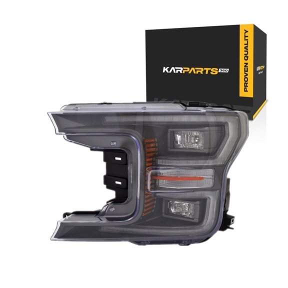 For Ford F-150 2018 2019 2020 Headlight Assembly Driver Side | CAPA Certified | LED | With Sport Package | Replacement For FO2502367 | 191275910078, JL3Z13008AK