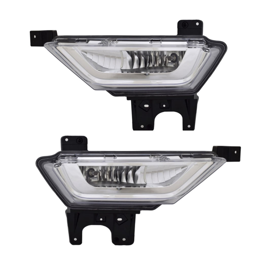 For Ford F-150 2021 2022 2023 Fog Light Driver and Passenger Side | Pair | Front | CAPA Certified | Clear Lens | Crew/Extended/Regular/Hybrid | FO2592258, FO2593258 | ML3Z15201A, ML3Z15200A