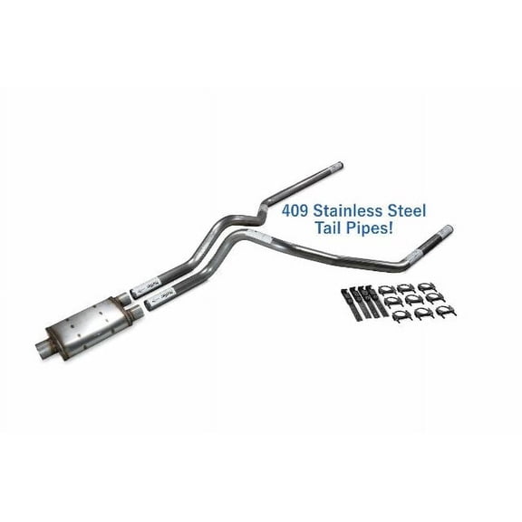 Ford F-150 98-03 2.5" Stainless Dual Exhaust Kit Magnaflow XL