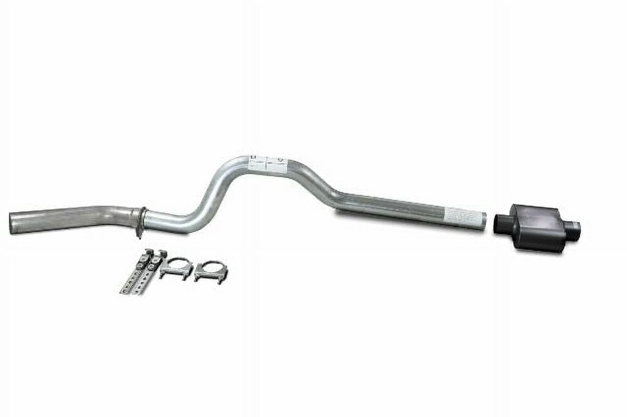 Ford F-150 98-03 Single 3 Truck Exhaust Kits 1 Chamber muffler Corner Exit