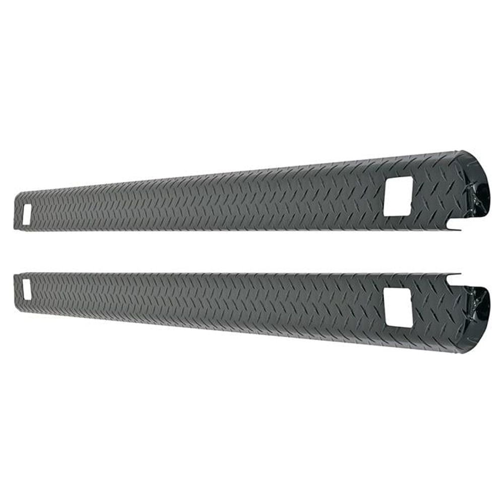 Ford F150 Dee Zee Truck Bed Rail Cap Black Aluminum Diamond Tread