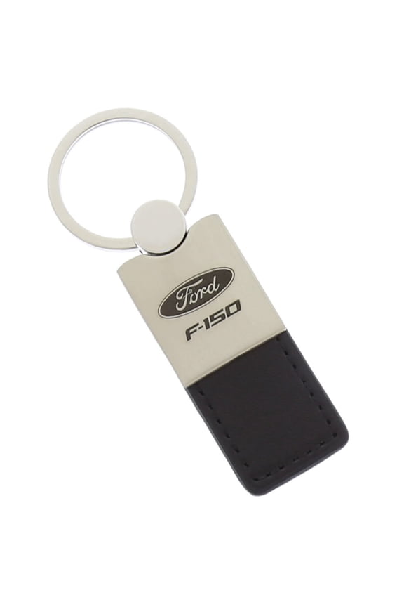 Ford F-150 Duo Black Leather Key Chain