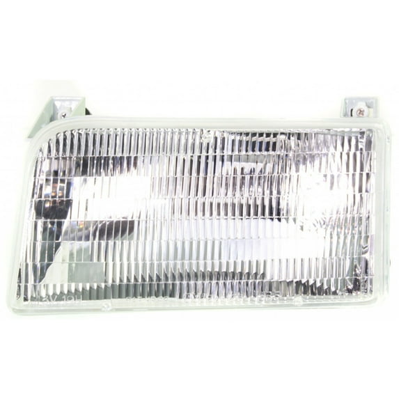 For Ford F-150/F-250 1992 93 94 95 1996 Headlight Assembly Driver Side | CAPA | With Bulbs | Clear Lens | Composite Type | Replacement For FO2502118, FO2502118C | F2TZ13008B