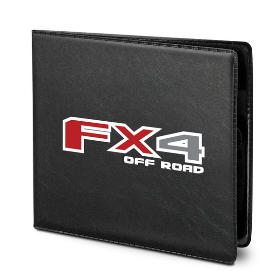 Ford F-150 FX4 Car Auto Insurance Registration PU Leather Document Holder Wallet