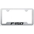 thumbnail image 1 of Ford F-150 Laser Etched Logo Cut-Out License Plate Frame (Brushed Chrome), 1 of 3
