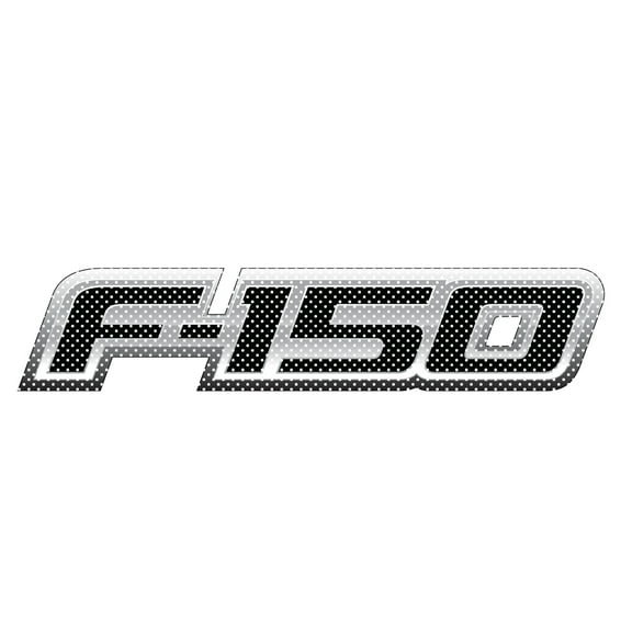 Ford F-150 Perforated Unobstructed View 18" Vinyl Window Film Adhesive Wrap Graphic Decal