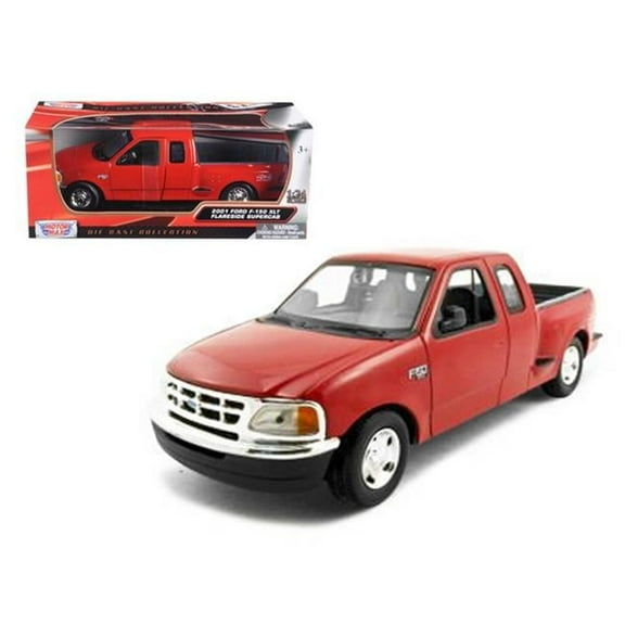 Ford F-150 Pickup Truck Flareside Supercab Red 1-24 Diecast Model Car