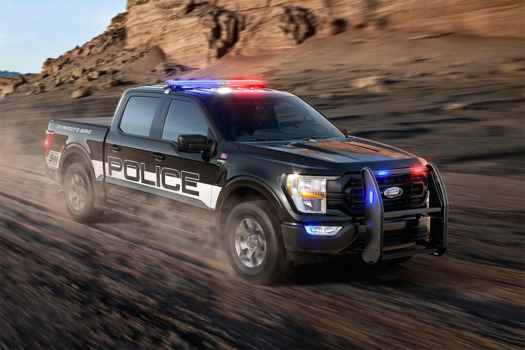Ford F-150 Police Responder Wall Decor - 20x30 Inch Glossy Laminated ...