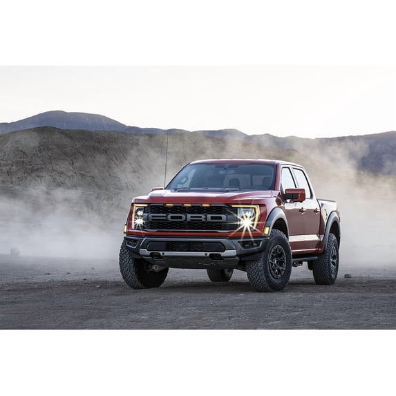 Ford F-150 Raptor American Truck Wall Indoor Decor - 24x36 Inch Glossy Laminated Poster - Stunning Detail and Bold Colors