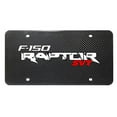 thumbnail image 1 of Ford F-150 Raptor SVT UV Graphic 100% Real Black Carbon Fiber License Plate, 1 of 1