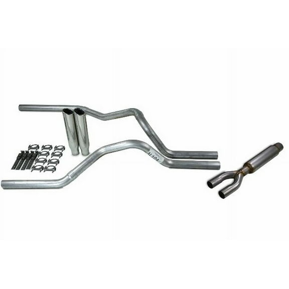Ford F-150 Truck 04-14 2.5" Dual Exhaust Kits with Glasspack Clamp On Tip