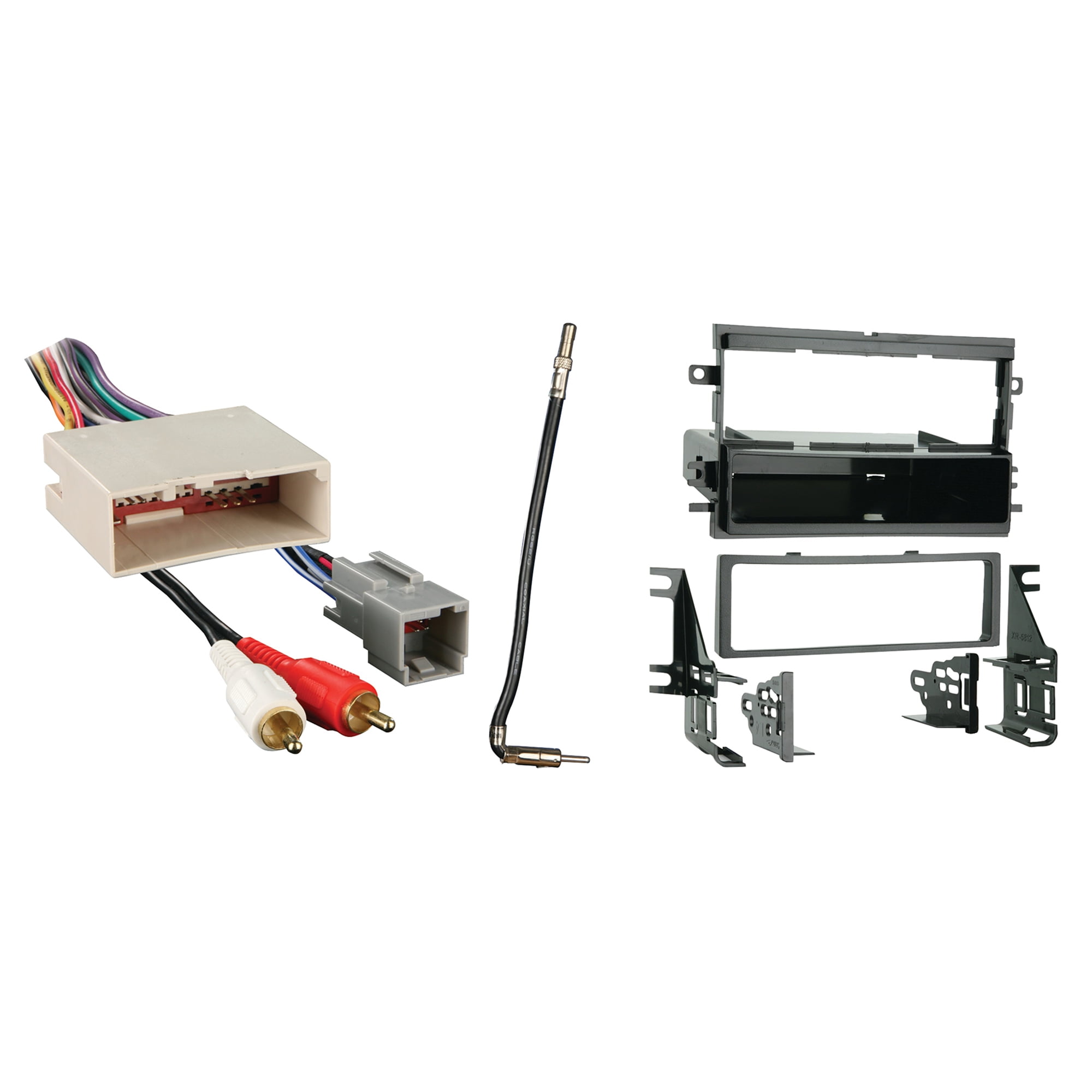 Ford F-250/350/450/550 For 2008-2010 Single DIN Metra Car Stereo Installation Package