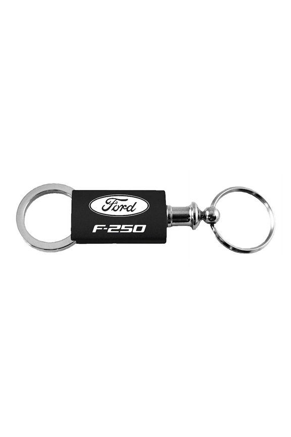 Ford F-250 Anodized Aluminum Valet Key Fob (Black)