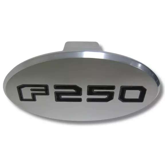 Ford F-250 Engraved Emblem Oval Chrome Tow Hitch Cover Official Licensed