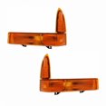 thumbnail image 1 of For Ford F-250/F-350/F-450/F-550 Super Duty 1999 2000 2001 Turn Signal/Parking Light Driver and Passenger Side | Pair | Amber Lens | Replacement For FO2520141, FO2521141 | XC3Z13201BA, XC3Z13200BA, 1 of 6