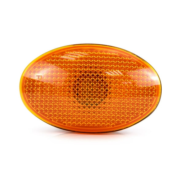 For Ford F-250/F-350/F-450/F-550 Super Duty 1999-2010 Side Marker Light Assembly Driver/Passenger Side Rear | Front of Dually Fender | Amber Lens | LED | Replacement For FO2860104 | 191275141182