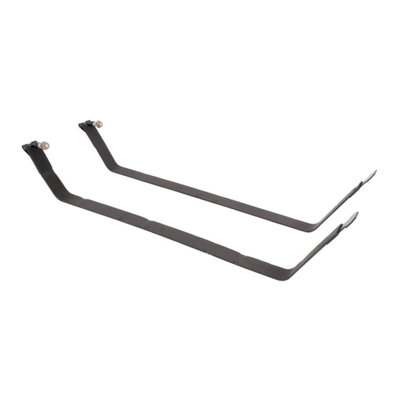 For Ford F-250/F-350 Super Duty 1999-2010 Fuel Tank Strap | Set of 2 | Rear | Steel | Black | 40 Galloon | 47-1/4 Inches Strap 1 & 2 | Replacement For 3C3Z9092AA, 6C3Z9092AA
