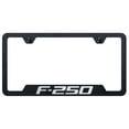 thumbnail image 1 of Ford F-250 Laser Etched Logo Cut-Out License Plate Frame (Rugged Black), 1 of 3