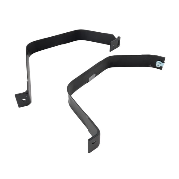 For Ford F-250 Super Duty 1999-2010 Fuel Tank Strap | Set of 2 | Center | Black | Steel | 30 Inches Strap 1 | 38-1/2 Inches Strap 2 | Replacement For 5C3Z9054CA, 7C3Z9054A
