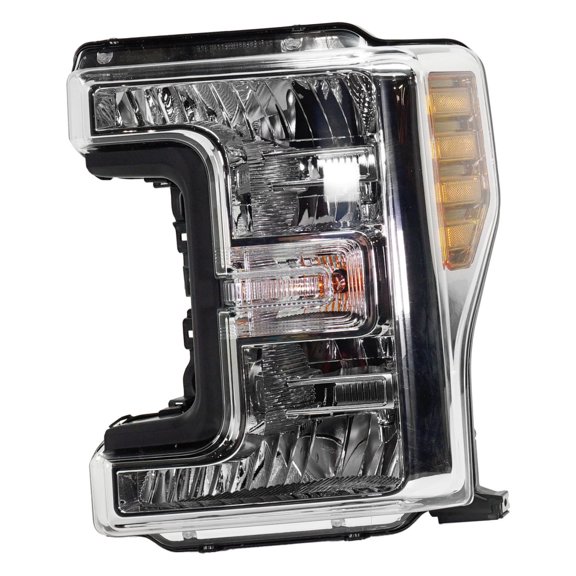 For Ford F-450 / F-550 Super Duty 2017 18 19 2020 Headlight Assembly Driver Side | Dark Orancge Reflector | CAPA | FO2502378, FO2502378C | 191275790465, JC3Z13008K