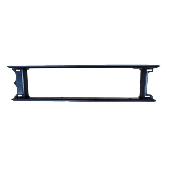 For Ford F-450/F-550 Super Duty 2020 2021 2022 Bumper Cover Molding | Front | Center | CAPA Certified | Made of Plastic | Black | With Adaptive Cruise | Replacement For FO1044136, FO1044136C
