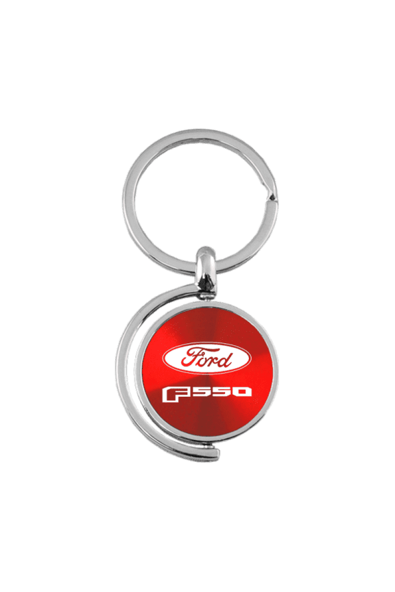 Ford F-550 Logo Red Spinner Key Chain Fob Official Licensed