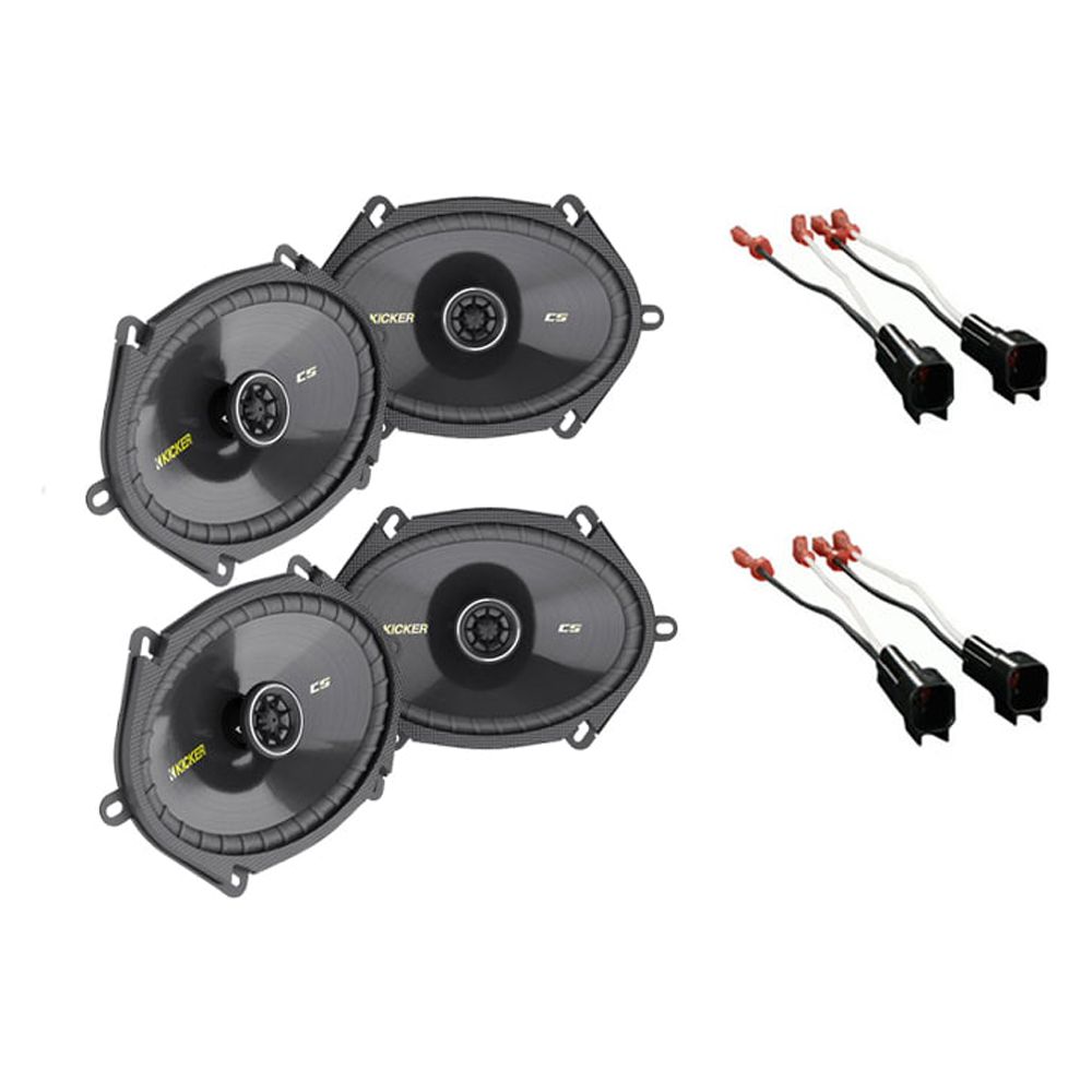 Ford F150 0012 Ext Truck Kicker Two Cs684 Factory Speaker Upgrade