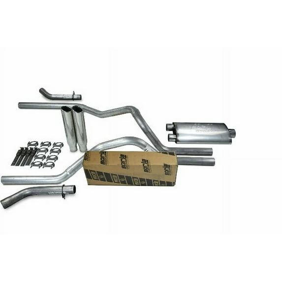 Ford F150 15-20 2.5" Dual Exhaust Kits Borla Pro XS Clamp Tip Corner
