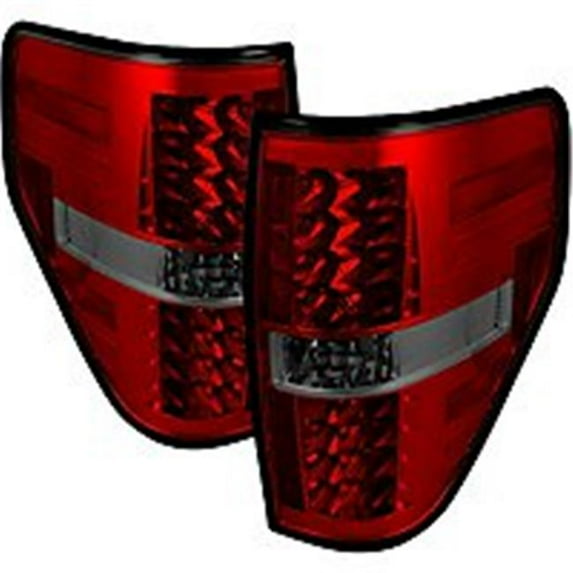 Ford F150 2009-2014 LED Tail Lights - Red Smoke