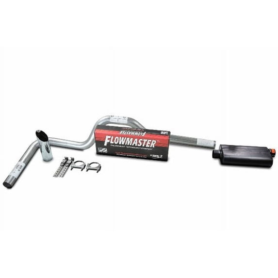 Ford F150 21-25 Single 3" Truck Exhaust Kits Flowmaster 50 Series Slash Tip