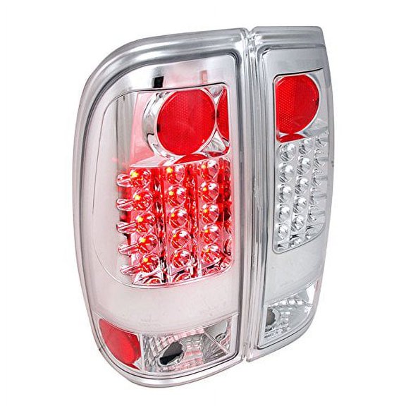 Ford F150 F250 LED Chrome Tail Lights Pair