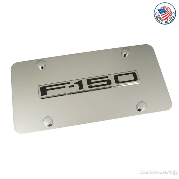 Ford F150 License Plate (Chrome)