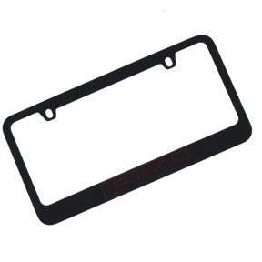 Ford F150 License Plate Frame (Red on Black)