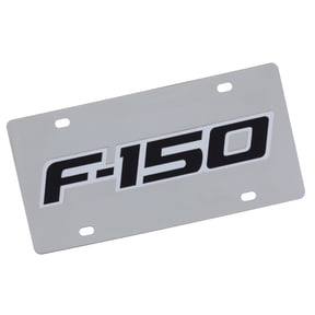 Ford F150 Logo License Plate (Chrome)