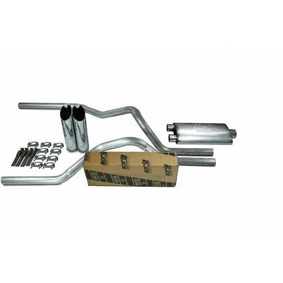 Ford F150 Truck 15-20 2.5" Dual Exhaust Kits Borla Pro XS Slash Tip