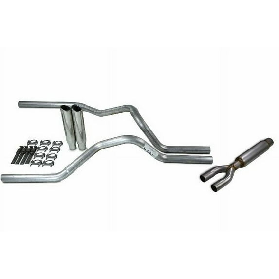 Ford F150 Truck 15-20 2.5" Dual Exhaust Kits with Glasspack Clamp On Tip