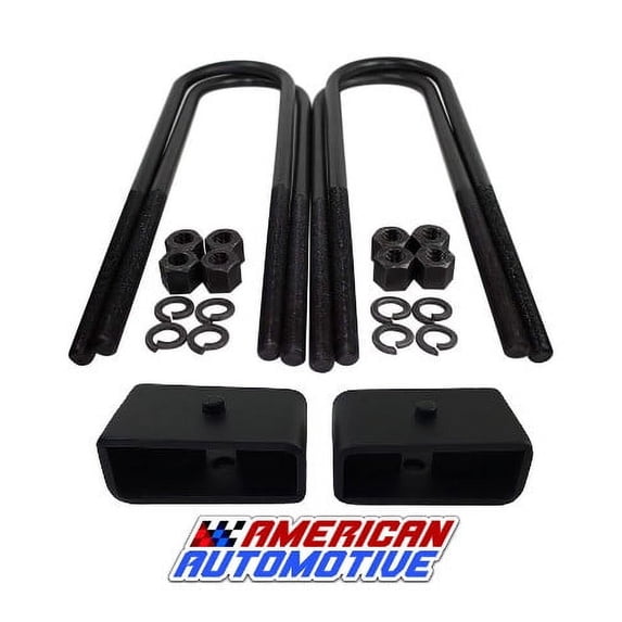 Ford F250 F350 2" Rear Lift Blocks SuperDuty Kit 2WD 4WD & U Bolt Super Duty