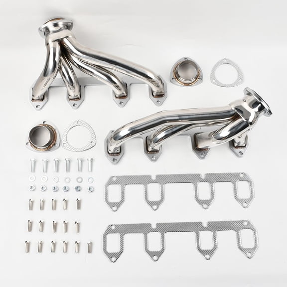 Ford FE Big Block 332/360/390/428 Exhaust Headers - OEM MT001255 - 16-Gauge Steel - 2.5" Outlet, 2"x1.25" Inlet - 1 3/4" Primary Tube - 3" Collector