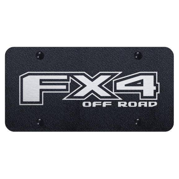 Ford FX4 Off Road Laser Etched Logo Full Size License Plate Official Licensed