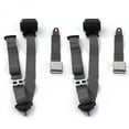 thumbnail image 1 of Ford Fairlane 1962-1965 Airplane 3 Point Charcoal Retractable Bucket Seat Belt Kit - 2 Belts, 1 of 1