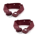 thumbnail image 1 of Ford Falcon 1960-1963 Standard 2 Point Burgundy Lap Bucket Seat Belt Kit - 2 Belts, 1 of 1