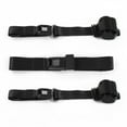thumbnail image 1 of Ford Falcon 1966-1970 Standard 2 Point Black Retractable Bench Seat Belt Kit - 3 Belts, 1 of 1