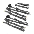 thumbnail image 1 of Ford Falcon 1966-1970 Standard 3 Point Charcoal Retractable Bench Seat Belt Kit - 3 Belts, 1 of 1