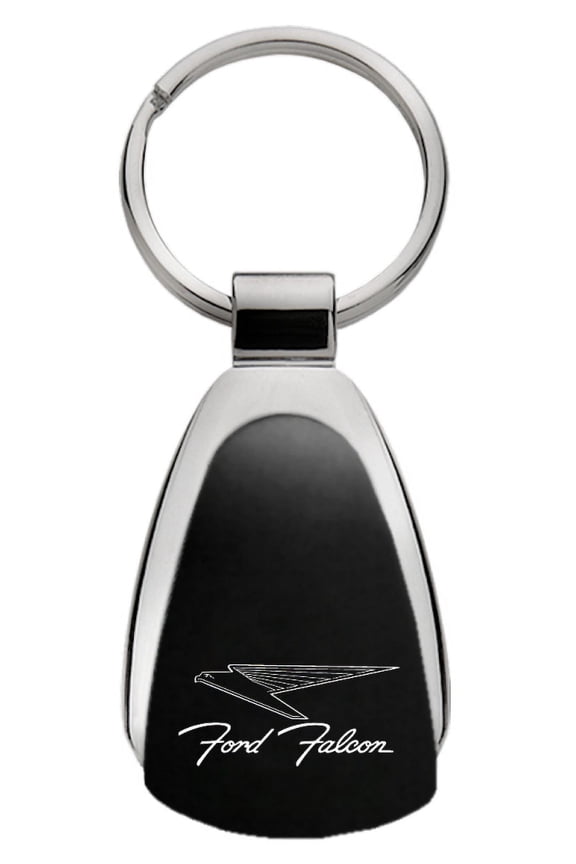 Ford Falcon Teardrop Key Chain (Black)