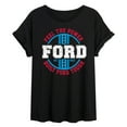 thumbnail image 1 of Ford - Feel The Power Ford - Women's Oversized Graphic T-Shirt, 1 of 4