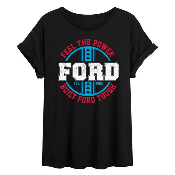 Ford - Feel The Power Ford - Women's Oversized Graphic T-Shirt