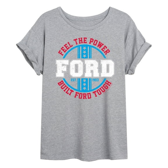 Ford - Feel The Power Ford - Women's Oversized Graphic T-Shirt