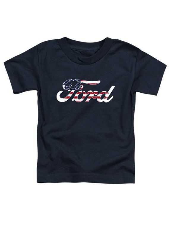 Ford Flag Logo S/S Toddler T-Shirt Navy