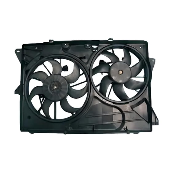 For Ford Flex 2010 2011 2012 Radiator Fan Assembly | For Models w/ 2.0 Liter L4 Or 3.5 Liter V6 | Replacement For FO3115187 | 615343839813, BA8Z8C607C, BA8Z8C607E